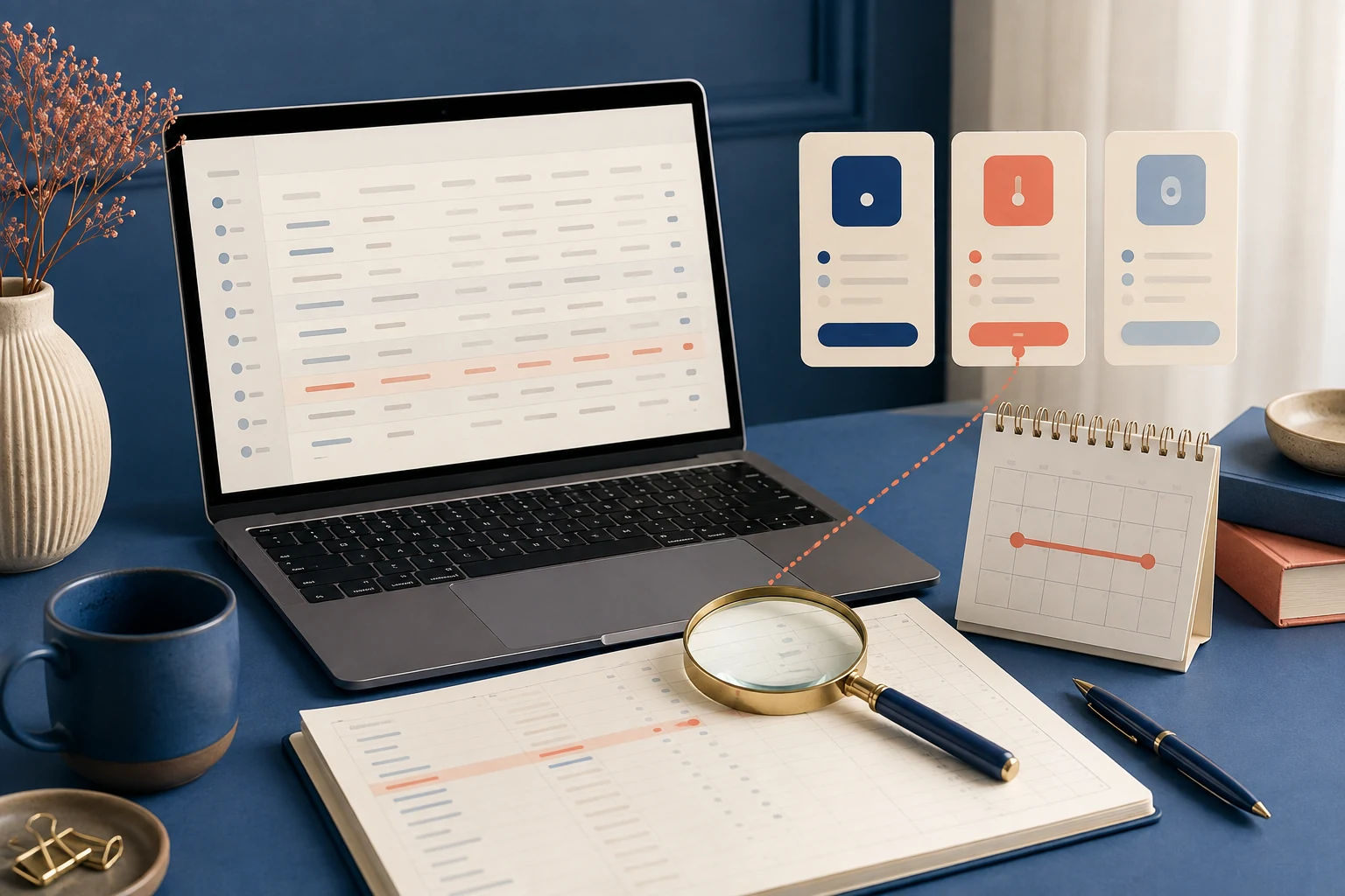 Invoice records and app subscription periods arranged for ecommerce billing reconciliation.