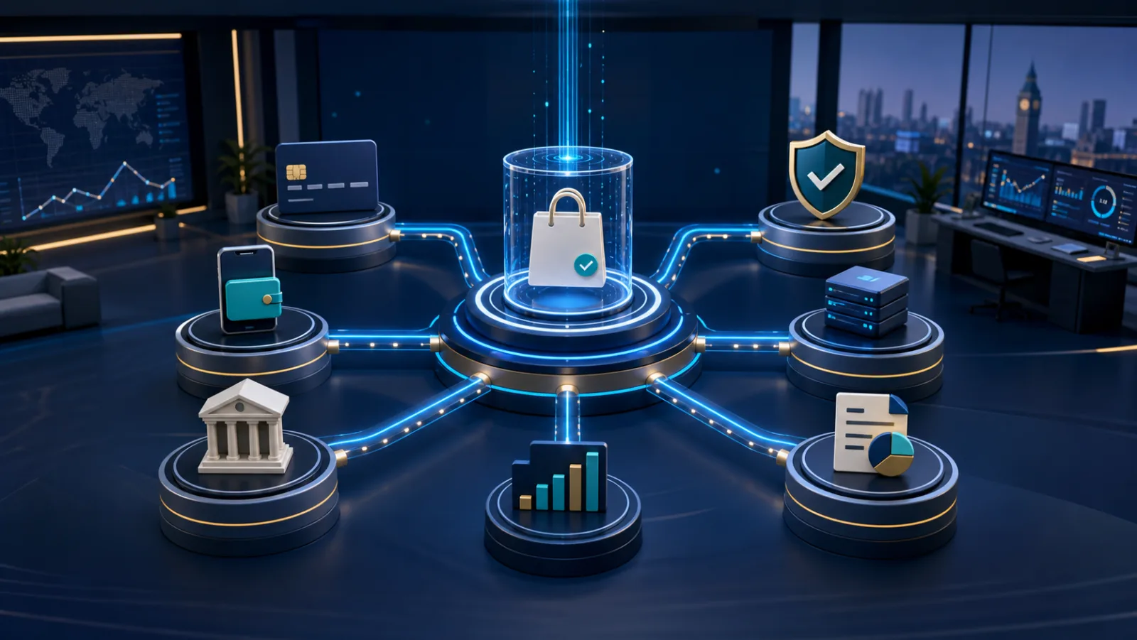 StoreBuilt Shopify payment-gateway migration visual routing cards, wallets, fraud checks, settlement, and reconciliation into one order system.
